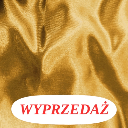 Wyprzedaż Prześcieradło Satynowe 140 bez gumki- ZŁOTO